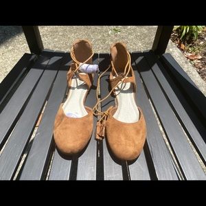 Cute spring summer tie up sandals